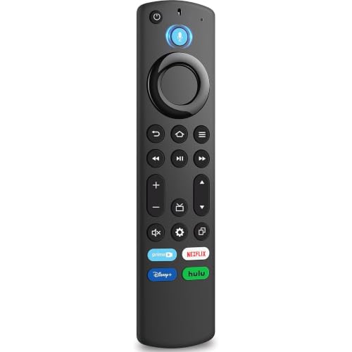 Image of Voice FireStick Remote Fit for All Firesmart TV Cube /Stick(2nd /3rd Gen), Compatible with 4K Max /4K (1st /2nd Gen), Stick (2nd /3rd Gen) /Stick Lite /HD, Omni Mini-LED Series, TCL Smart TV