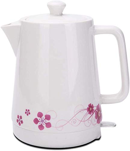 Haushalts-Wasserkocher Keramik Automatische Abschaltung Schnell kochend Wasser schnell für Tee Kaffeesuppe Haferflocken （Kirschblüten） 1,7 l