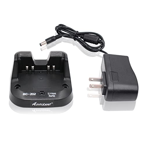 Bc-202 Rapid Charger Compatible For Icom Id-31 Id-31A Id-31E Id-51 Id-51A Id-51E Id-52 Id-52A Id-52E Ic-705 Ip-100H Ip-503H Ip-501H Two Way Radio Bp-271 Bp-272 Bp-307 Battery #TOP22