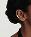 NECOCY Ear Cuff Earring for Women, Trendy 14K Gold Plated Earring Cuffs Non Piercing Dainty Chunky Thin Cartilage Cuff Earrings Fashion Clip On Hoop Huggie Earring Simple Jewelry for Women