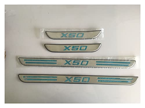 Fit For LiFan X50 2014 2015 Stainless Steel Door Sill Strip Welcome Pedal Trim Covers Auto Car-Styli