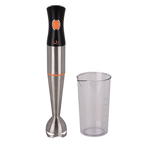 Jata BT176 - Batidora de mano de 1.000 W, Pie de acero inoxidable desmontable, Doble cuchilla de...