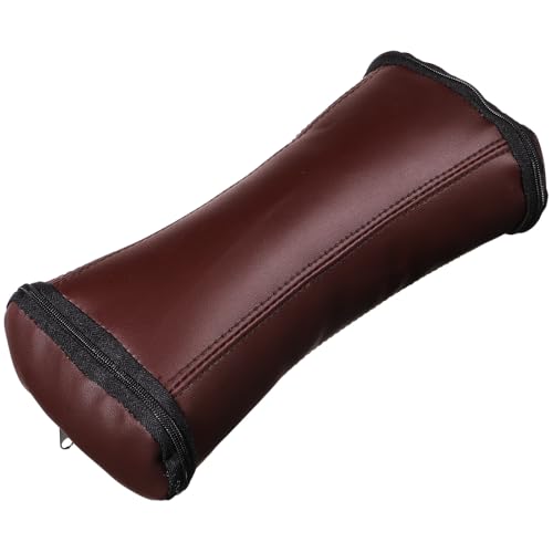 Toyvian Coussin de Poignet en Cuir Artificiel Lavable Oreiller de Médecine Chinoise Portable pour Prise de Pouls Coussin Professionnel Confortable pour Mains Support Orthopédique