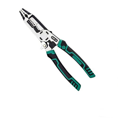 10-in-1 Wire Stripper Tool, Heavy Duty CR-V Multifunctional Cable Cutters,