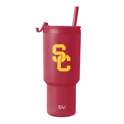 Image of Simple Modern USC Trojans Tumbler with Straw | 30oz | Collegiate