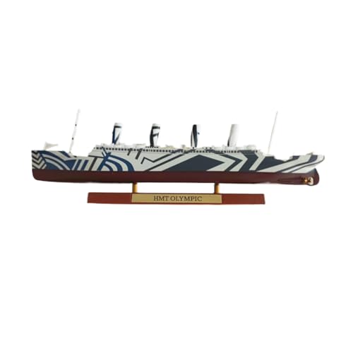 Lllunimon 1/1250 HMT Olympic Cruise Ship Model Alloy Diecast Simulation Boat Models Toys Collection