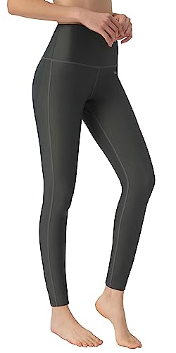 Ubestyle Upf 50+ High Waist Women's Surfing Leggings Swim Tights Sun Protective (Gray, L) #TOP2