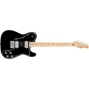 Squier Affinity Series Telecaster Deluxe MN Black – Elektrische gitaar