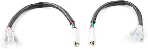 Miniatura 5 de Zhisheng Adaptador de señal de giro arnés de cableado 3 cables Plug and Play Señal de giro arnés divisor para Yamaha R1 R3 R6 FZ1 FZ6 FZ07 FZ09