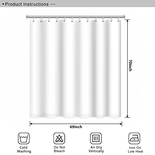 Umpoo Pink Flamingo Bathroom Shower Curtain Summer Tropical Nature Animal Watercolor Print Bath Curtain Waterproof Polyester Shower Curtains For Girls Shower Curtain With Hooks Decor, 69X70 Inch #TOP6