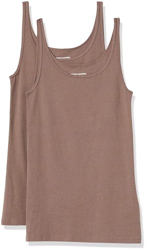 Amazon Essentials Damen Slim Fit Dünne Träger Tank Top 2er Pack...