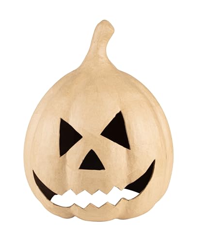 Casco de calabaza grande Décopatch manualidades de papel maché 35x35x45 cm para pintar
