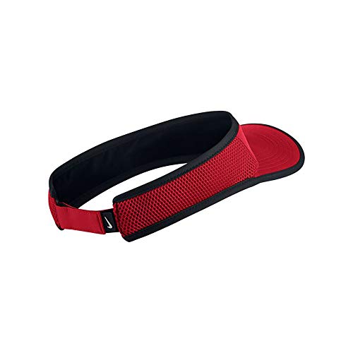 Nike Aerobill Feather Light Adjustable Visor - University Red #TOP1