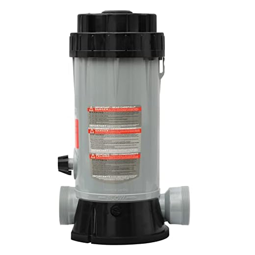 Updated CL200 in-line pool Automatic Chlorinator Feeder , Replacement Hayward CL200 In-line pool Automatic Chemical Feeder, Easy Installation, High-Grade ABS Material, Easy to Use (Carry Instructions)