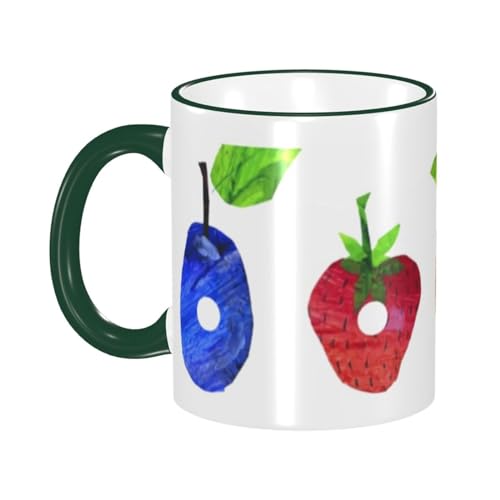 はらぺこあおむし アニメ マグカップ 陶器 マグ スープ マグカップ カップ コーヒーカップ ティーカップ Mug 330ml 磁器 耐熱 食器洗浄機対応 簡潔 人気 かわいい おしゃれ 両面プリント 家庭用 キチン用 プレゼント