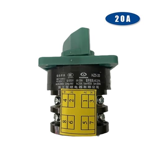 Sélecteur rotatif HZ5-20/4 commutateur de conversion 20A
