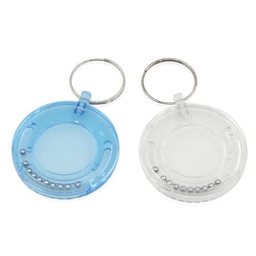 2個 コイン エスケープ パズル キーチェーン - 4.7×4.7×0.8 Cm コインが消える魔法の小道具、 手品のコインアウト 、 コイン マジ ックプロップ、 マジ ックゲームのおもちゃ 、 幻想的なコイン消える、簡単にできる手品