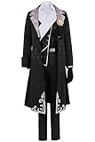 ★注意：他の偽販売元からご購入いただいた商品は一切ご対応致しません。 ■セット内容：計8点 コート、ベスト、シャツ、パンツ、飾り物（手袋、襟飾り、ベルト、髪飾り） ■素材：ジャガード生地、ポリエステルツイル、ポリエステルギャバ、サテン ■商品詳細： ▼コート 黒を基調をとして、華麗なジャガード生地で作られて高級感満々です。襟と裾に銀色の合皮で縁取りされていて、上品に見えます。後ろにスリットが入っていて、原作に忠実な模様が綺麗に施されていて再現度が高いです。 ▼ベスト ジャガード生地で制作していま...