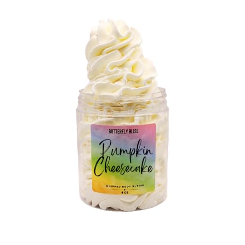 Pumpkin Cheesecake Whipped Body Butter – Fall Dessert Scented Moisturizer