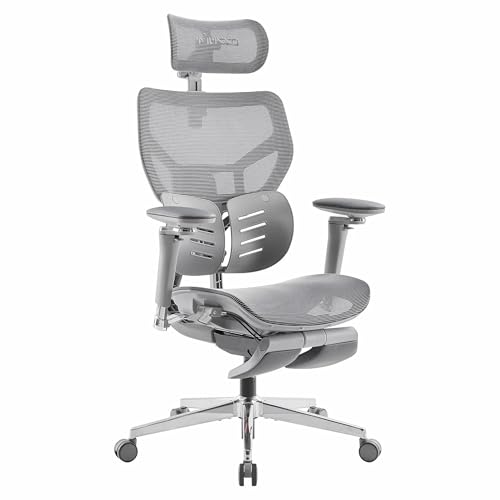 Musso X700 Chaise de Bureau Ergonomique avec Soutien Lombaire Gli...