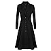 Produktbild AMUSTER Damen Mantel Kleider Elegant Winter Klassische Vintage Revers Schlack Trenchcoat Wollmantel Warme Wintermantel Outwear Lang Parka Jacke Windbreaker