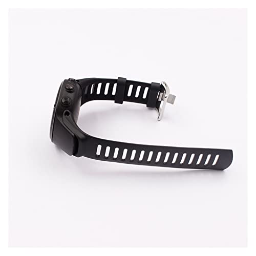 Bracelet de montre Ambit de 24 mm avec finitions soignées en noir - 4
