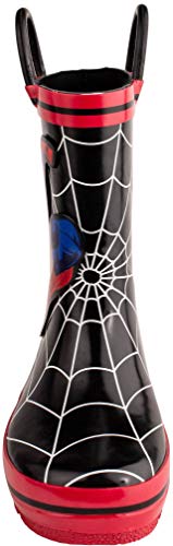 Favorite Characters Boy's Spiderman™ Rain Boots Sps506 (Toddler/Little Kid) Black 9 Toddler M #TOP3