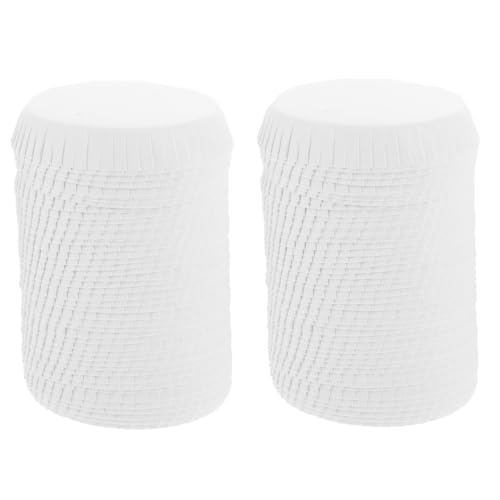 Lot de 100 couvercles jetables en papier pour gobelets à vin café thé et tasses