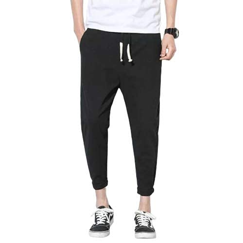 Men's Regular Fit Cotton Trouser (SRE-Pant-Black-S (28)_Yellow_S) :  Amazon.in: Clothing u0026 Accessories