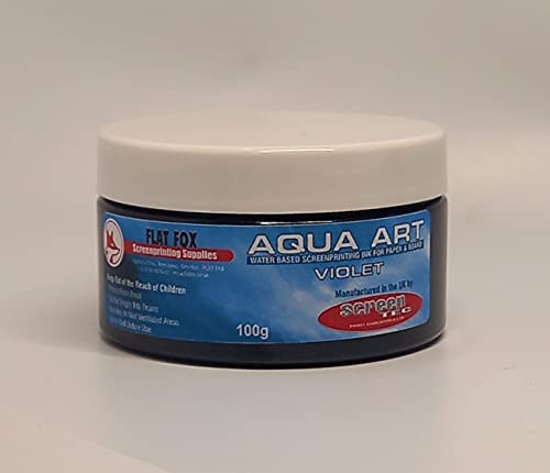 Violet Aqua Art Encres pour sérigraphie sur papier et carton (100 g) Cover