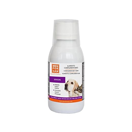 Menforsan Suplemento Nutricional Líquido para Perros Y Gatos Senior 120 ml