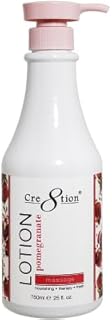 Cre8tion Vitamin C Spa Hand & Body Lotion with Pomegranate- Skin Nourishing Lotion for Men and Women | Moisturizer for Dryness and Flaking (Made in Korea) - 750 ml (25 fl. oz)