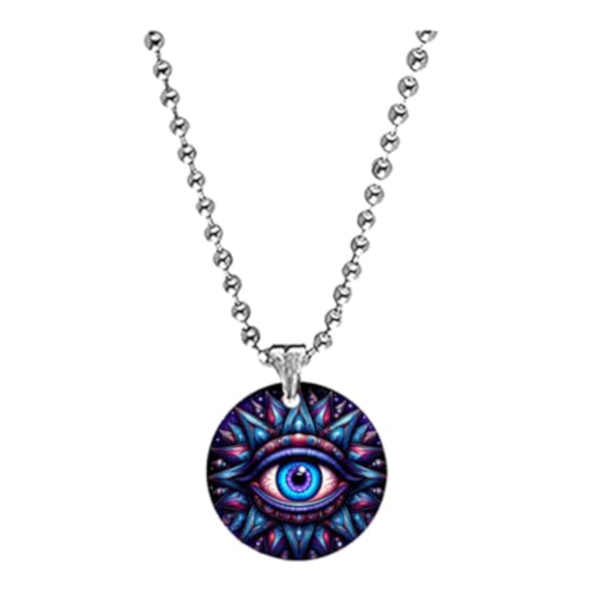 Nazar Battu Eye Evil Protection Bead Chain Pendant
