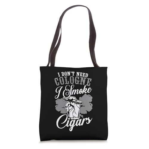 Cigar Smoking Vintage Tote Bag