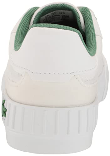 Lacoste L004 Sneaker, White/Green, 12.5 Us Unisex Little Kid #TOP2