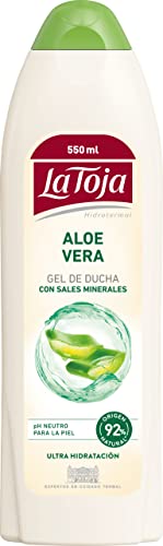 La Toja - Gel Crema de Ducha Aloe Vera - 550ml -  Máximo Cuidado para Todos - Piel Suave, Elástica y Tersa Cover