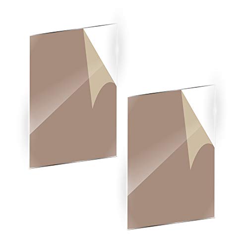 Image of 2 Pack of Clear Plexiglass Acrylic Sheet 12 X 24 Inches, 3mm (1 /8 inch Thickness) Unbreakable and Lightweight Substitute for Glasses, Great Use for Sneeze Guard, Shield, Greenhouse, Poster Frames