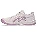 ASICS Kid's Upcourt 6 Grade School Volleyball Shoes, 5, Pale Pink/Light UBE