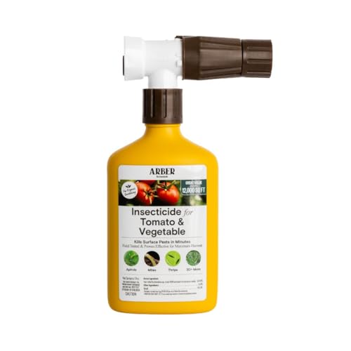 Organic Insecticide for Tomato, Fruits & Vegetables 16oz Ready-to-Spray – Controls Aphids, Mites, Thrips & More – Certified Organic & Safe for Edible Plants
