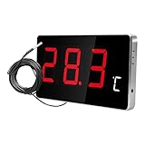 TermóMetro De Temperatura Del Agua Termómetro Digital For El Hogar, Electrónico, LED, For Piscina, Pantalla Grande, Detector De Temperatura, For Interiores Y Exteriores, For Sauna Y Sala De Sauna.