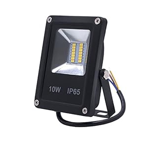 ALLYLIKE Led schijnwerper buiten Led flood light DC 12 volt 10w led projector light 24V 5730 smd spotlight refletor AC 220V outdoor led lighting spot light(DC12V,Cold White)