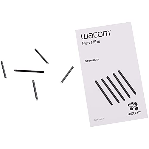 Mines de rechange Wacom pour remplacer une pointe usée de stylet Intuos Pro