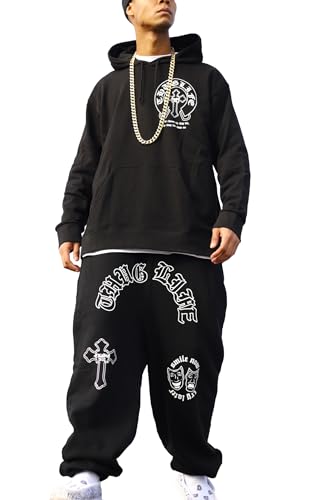 [G[XtbO] ㉺Zbg  Y  傫TCY ZbgAbv p[J[ t[fB ㉺ THUG LIFE TOCt n 2pac AF-SE-PA-047 (01)  3XL(4L/XXXL)
