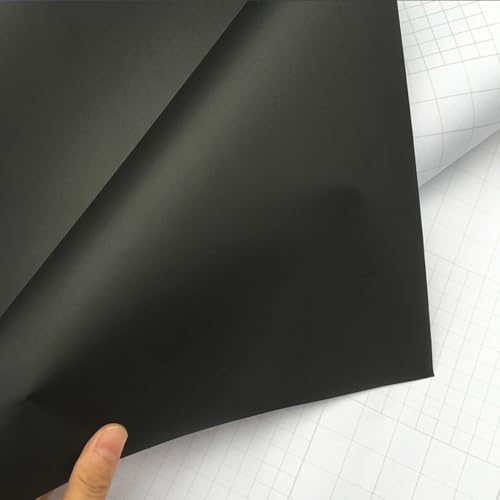 Vinilo negro mate autoadhesivo sin burbujas 50x152 cm para tunning de coches 5