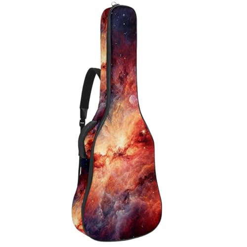 Housse de guitare étanche pour musiciens nomades motif galaxie