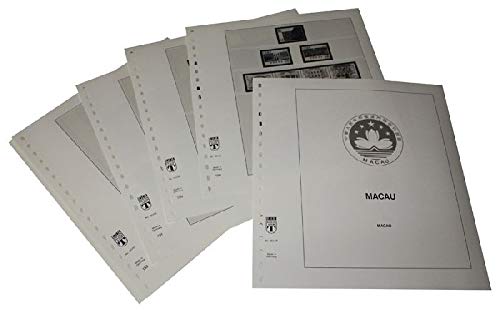 Feuilles pré-imprimées Macao LINDNER d'une qualité supérieure pour timbres 2010-2014