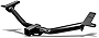 TLAPS 7422445829870 for 2009-2020 Dodge Journey Class 3 III Black 2' Trailer Hitch Receiver