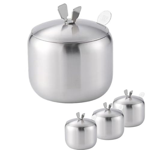 �X�e�����X ���������� �t�^�t�� �X�v�[���t�� �����݌v SUS304 ���� �ۑ��e�� 295ml 405ml �� ���� ���[�� ���p �ƒ�p �Ɩ��p �؍������X�Ή� (�V���o�[�i4�j-B,405ml)