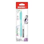 Kores - M2 Grafitos - Mechanical Pencil with Rubber in Assorted Colours - Rubber End, Soft, HB Lead - Mechanical Pencil, HB Pencils, School Pencils- Single Pack with 12 Refill Leads
