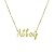 Awegift Personalized Name Necklace 18K Gold Plated New Mom Bridesmaid Gift Jewelry for Women